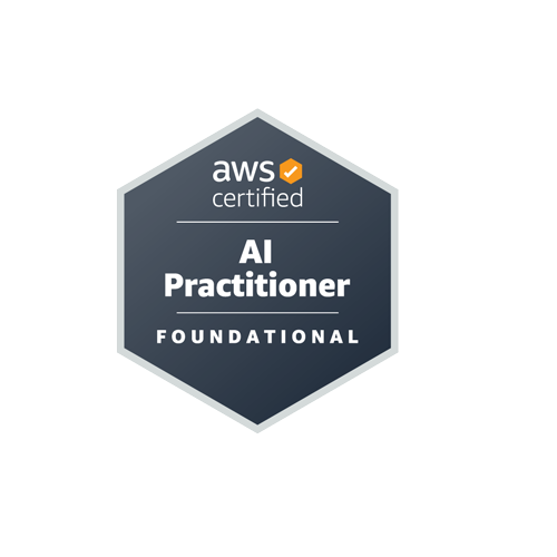 AWS AI Practitioner AIF-C01 certification badge