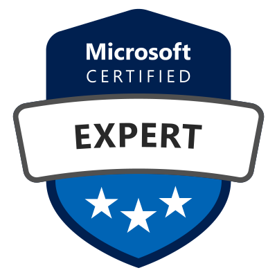 Microsoft Certified: Azure Solutions Architect Expert (AZ-305) badge